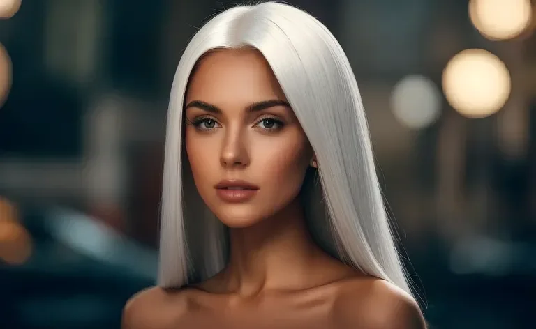 Original white hair color Original white hair color